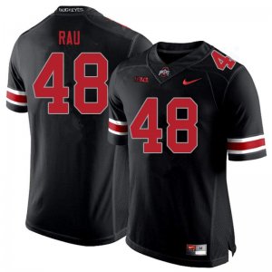 Men's Ohio State Buckeyes #48 Corey Rau Blackout Nike NCAA College Football Jersey October YFV0644MF